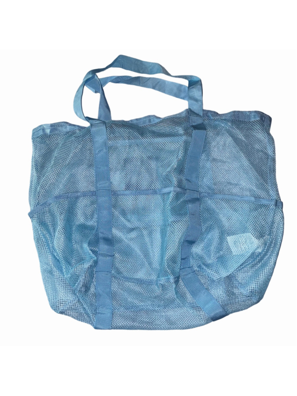 Disney Lilo & Stitch Women's Blue Mesh Tote Bag Large - Picture 2 of 3